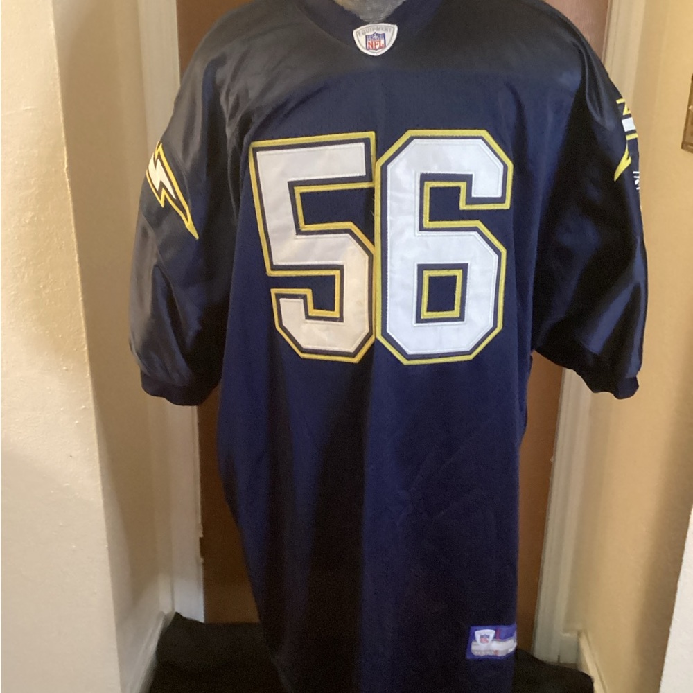 Reebok San Diego Charger Shawne Merriman #56  NFL Jersey, size 60. 881